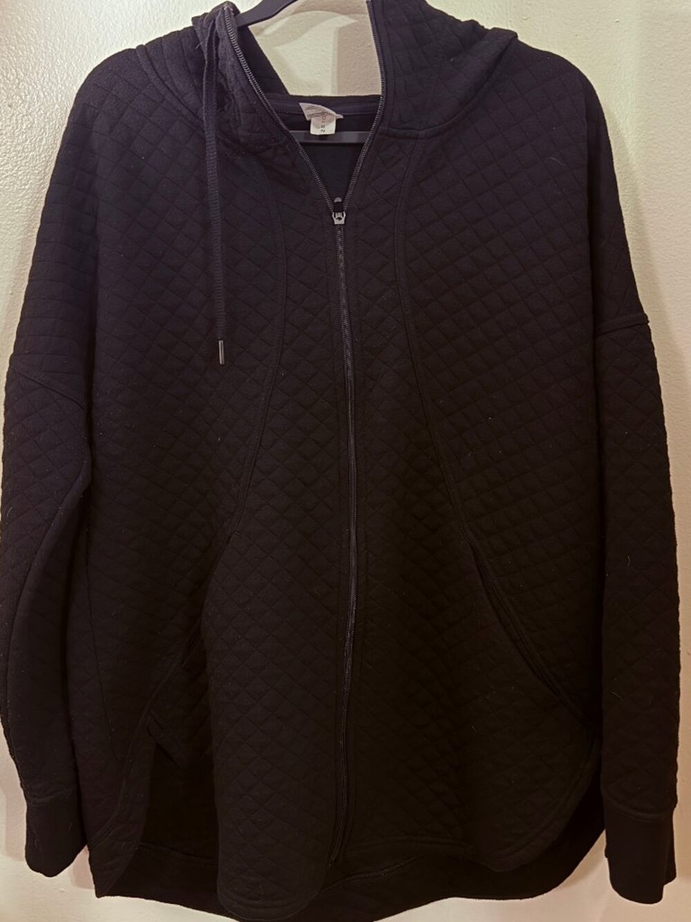 Athletic Works Womens Quilted Full Zip Hoodie Size XL